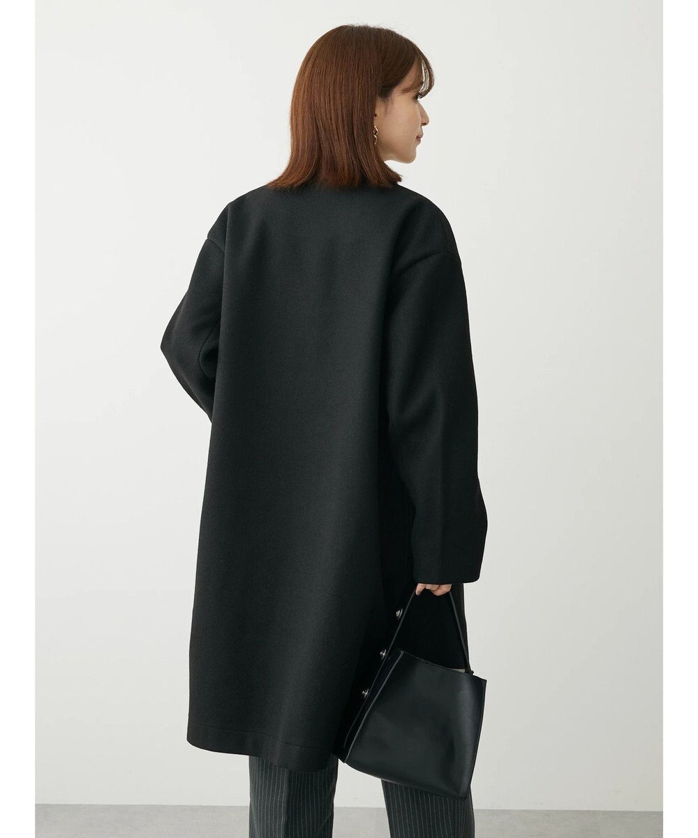 Green Parks 洗えるＶネックミディ丈コート 