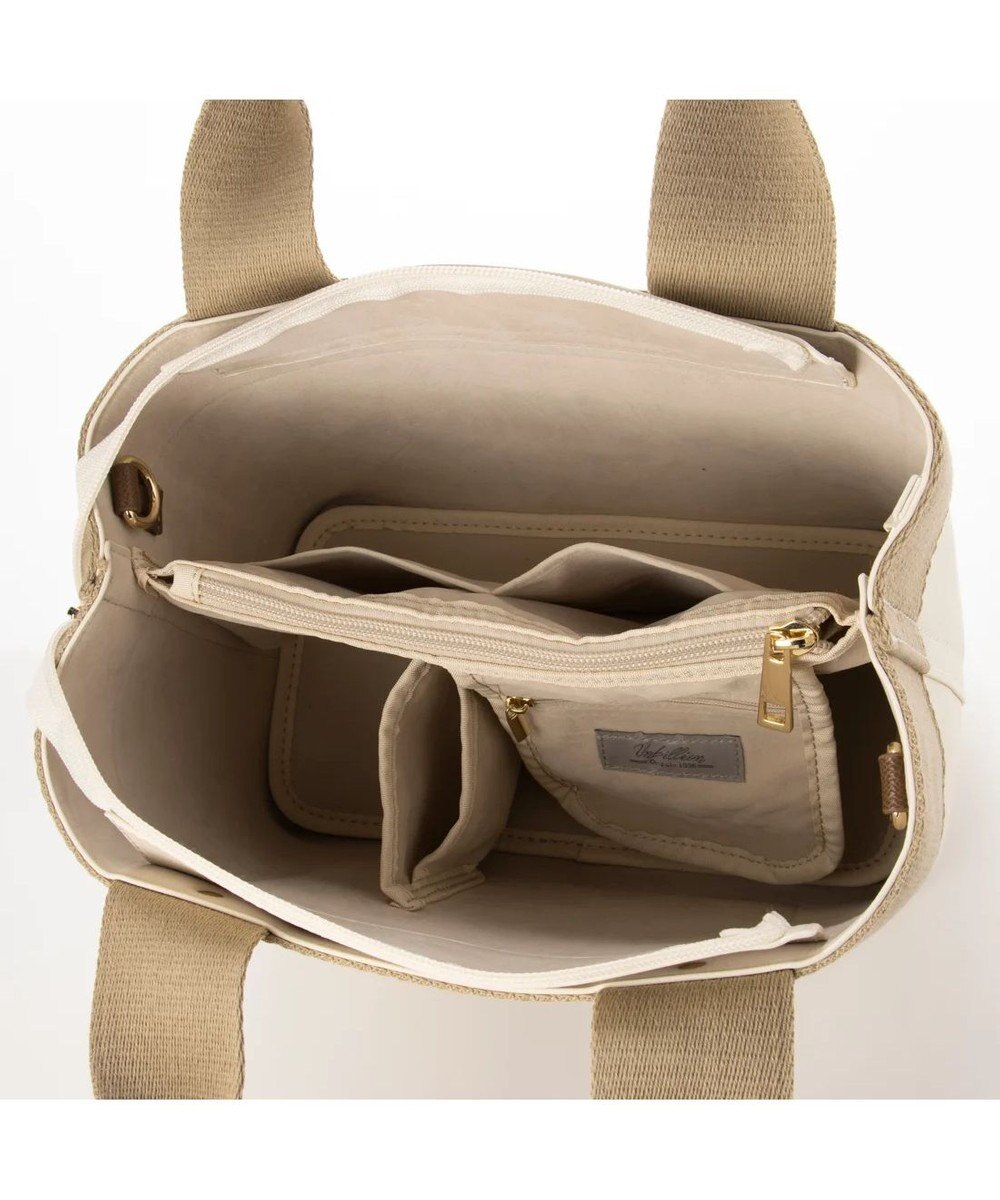 UNBILLION cachecache テープディテール2wayパーテーショントート 