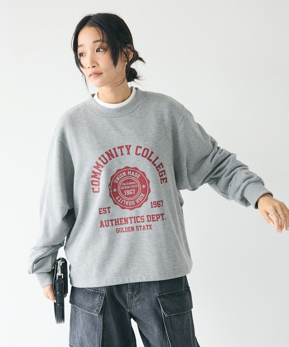 CRAFT STANDARD BOUTIQUE カレッジプリントプルオーバー 