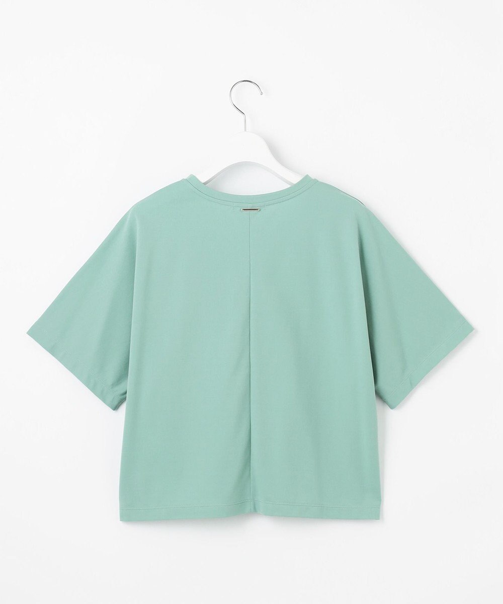 自由区 【接触冷感・UVカット・吸水速乾・抗菌防臭・洗える】ハイカウントクロップド丈 Tシャツ 