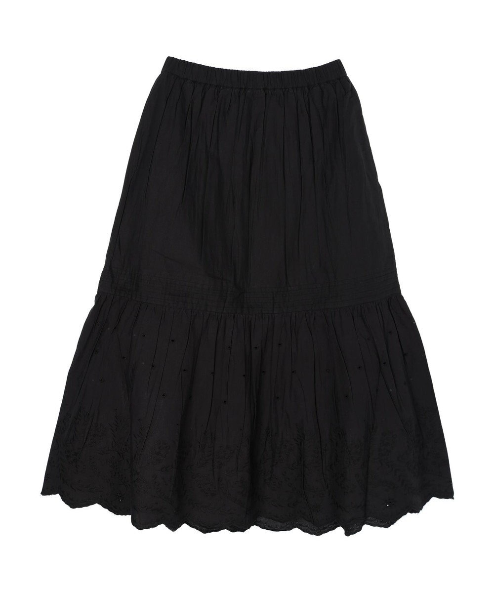 AMERICAN HOLIC インドＣｏｔｔｏｎスカラップ刺繍スカート 