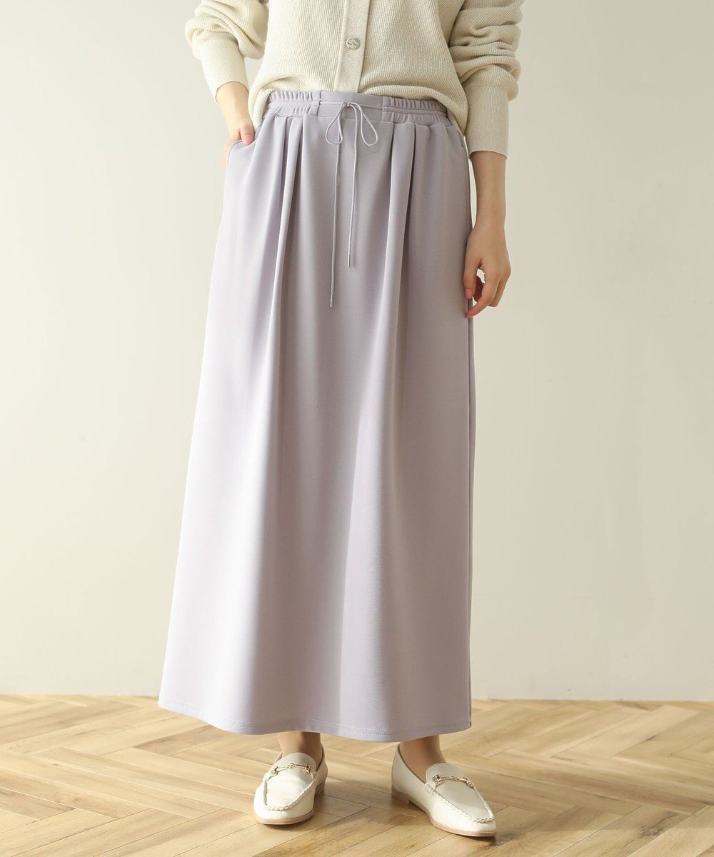 Green Parks 楽ちんリップルＩラインスカート 