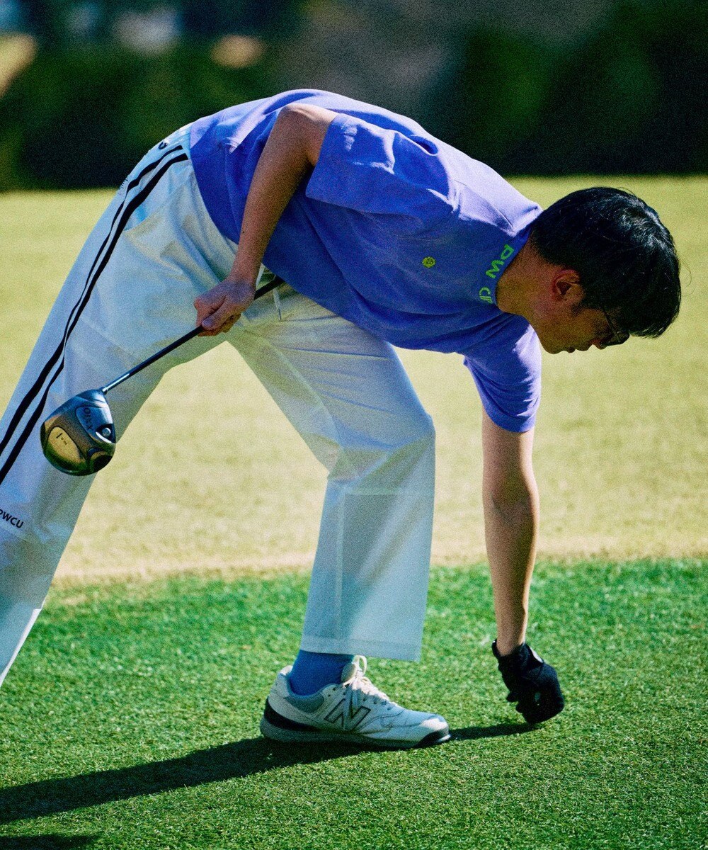 PW CIRCULUS 【手洗い可能】【MEN】アニマルドットニットモック ゴルフ 