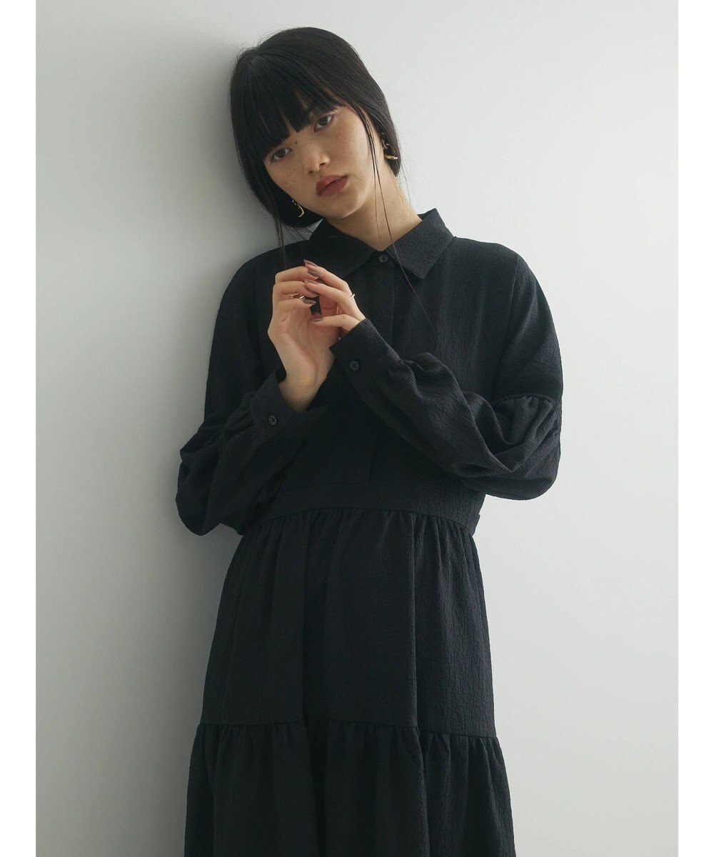 Green Parks armonia. ジャガードシャツワンピース 