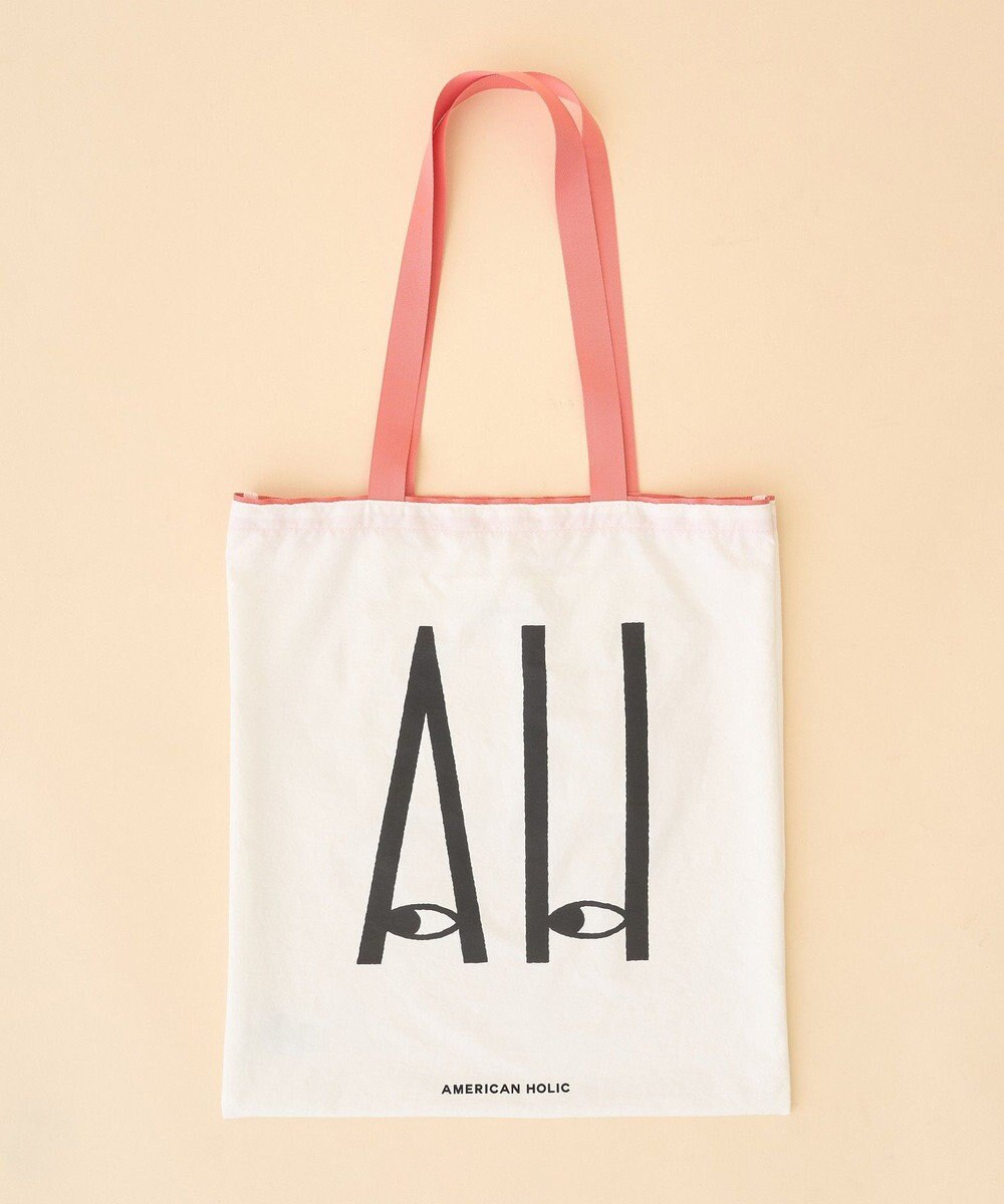 AMERICAN HOLIC カラーハンドルホリホリトートバッグ 