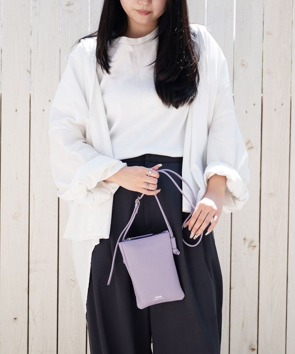 Hekhèr Le Style de Vie 新色追加【日本製】シュリンクレザー スマートフォンポシェット 