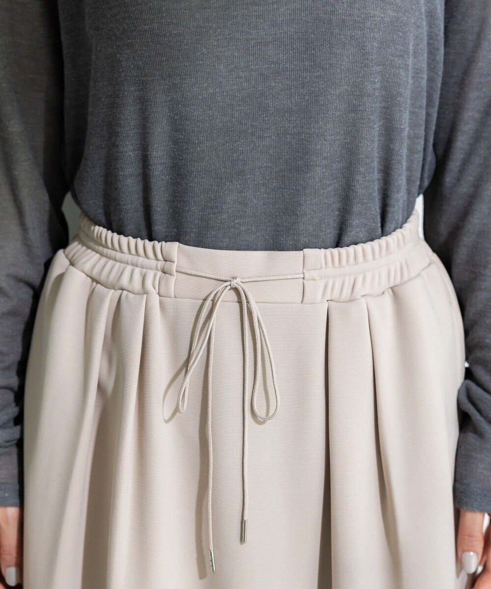 Green Parks 楽ちんリップルＩラインスカート 