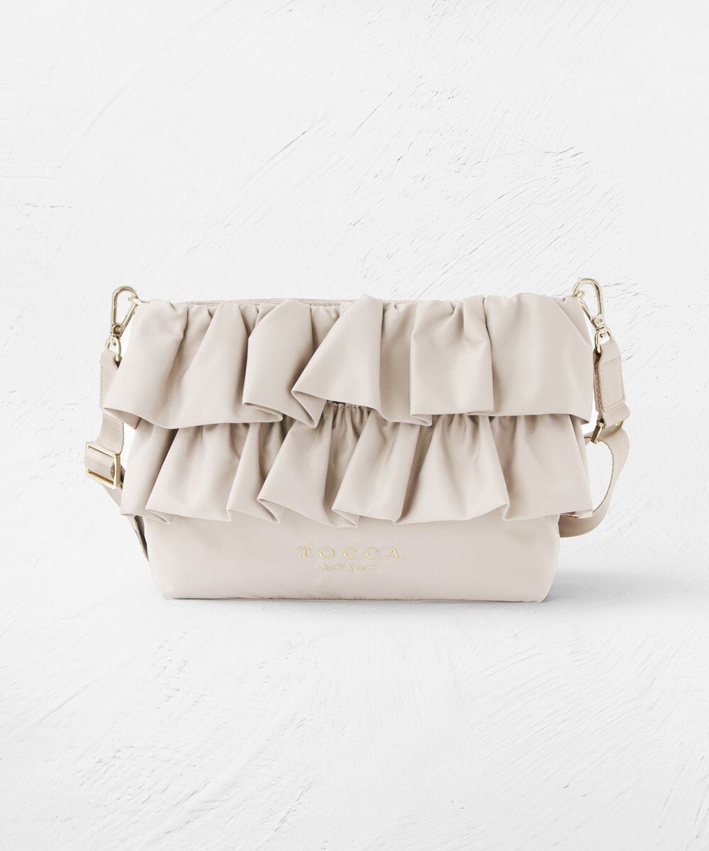 TOCCA 【美人百花掲載】【新色登場】FRILL POCHETTE ポシェット 