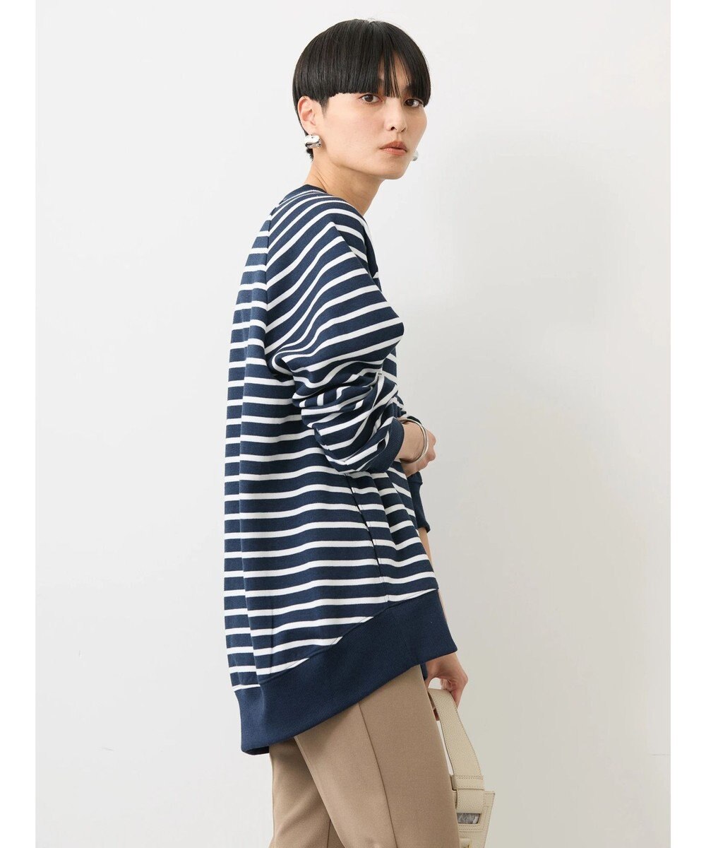 AMERICAN HOLIC バックＺＩＰロゴ刺繍ポンチチュニック 