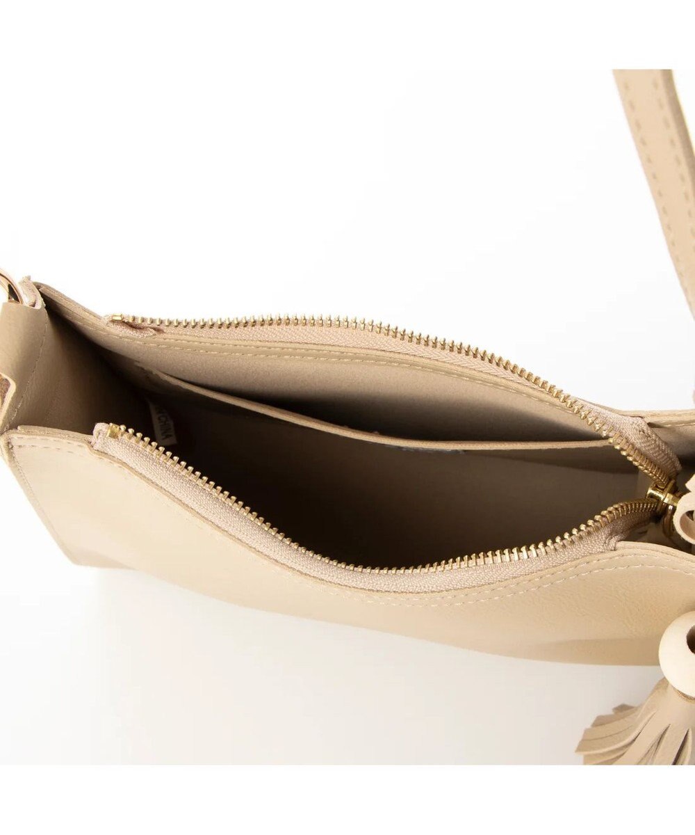 UNBILLION cachecache ウッドボールタッセルショルダー 