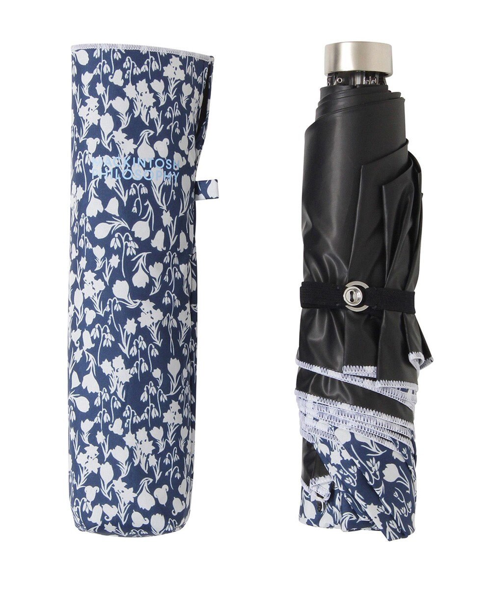 MOONBAT 【 遮光率100％/遮熱/UV/軽量】MACKINTOSH PHILOSOPHY(マッキントッシュフィロソフィー)晴雨兼用日傘 小花柄 バーブレラ 折りたたみ傘 フワクール生地使用 