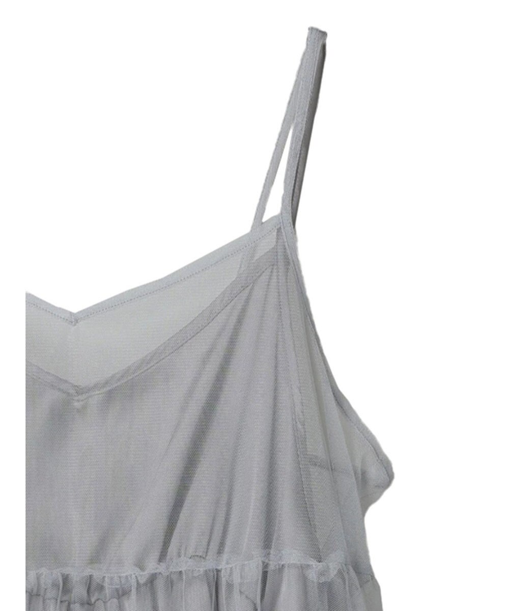 earth music&ecology チュールミニキャミワンピース 