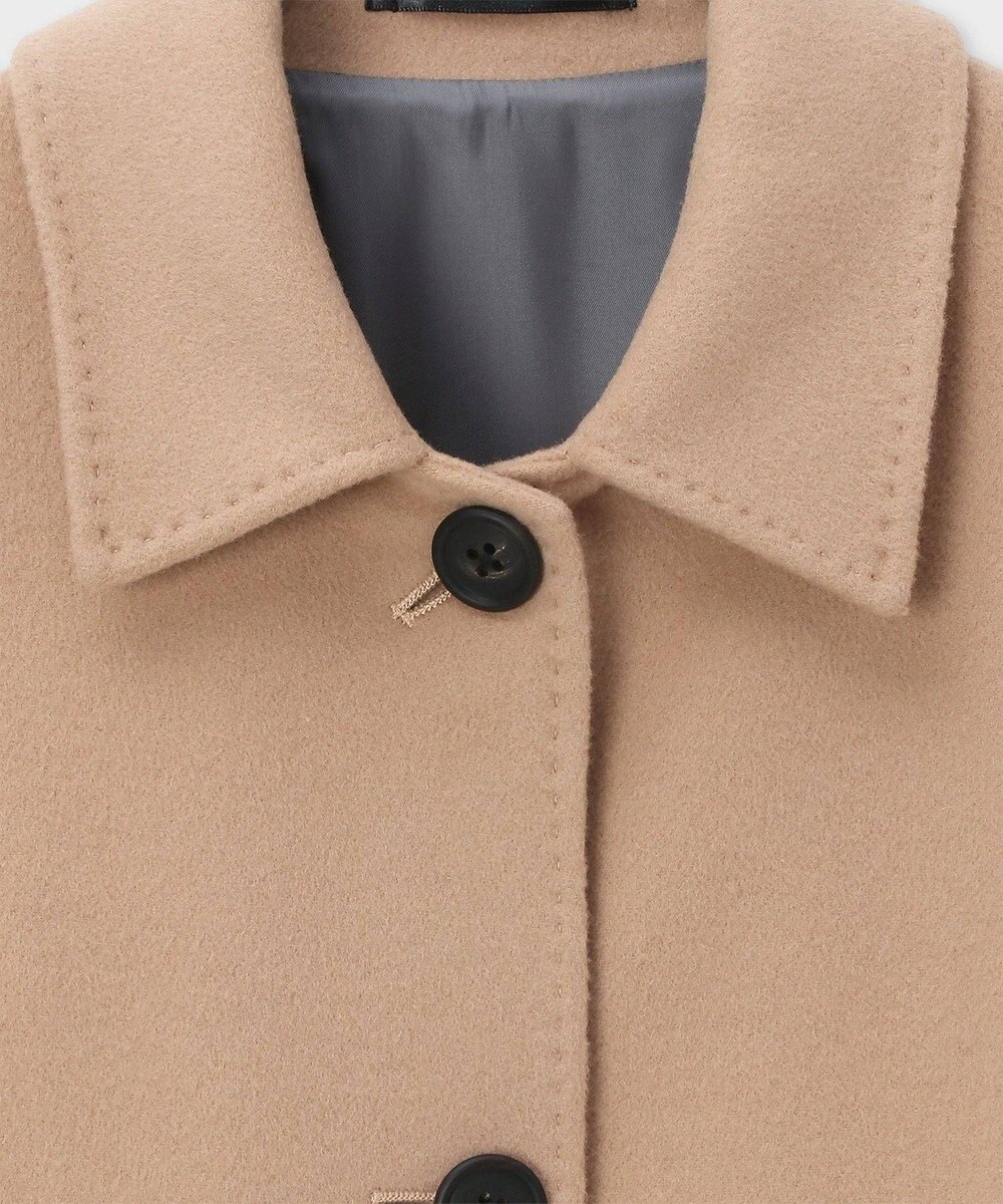 メルトン ステンカラー コート /     ファッション通販