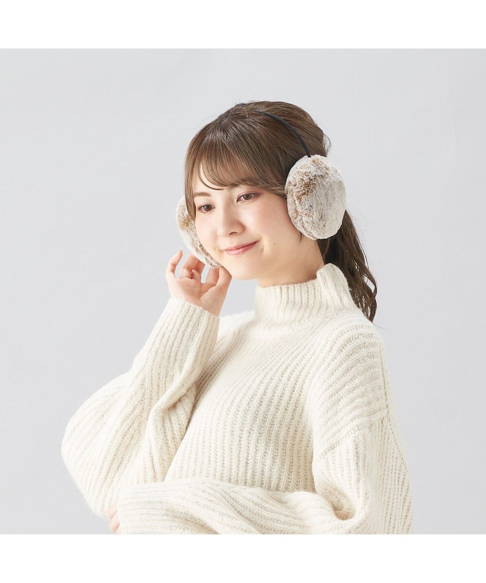 MOONBAT ふわもこ ハスキーモチーフ イヤマフ 