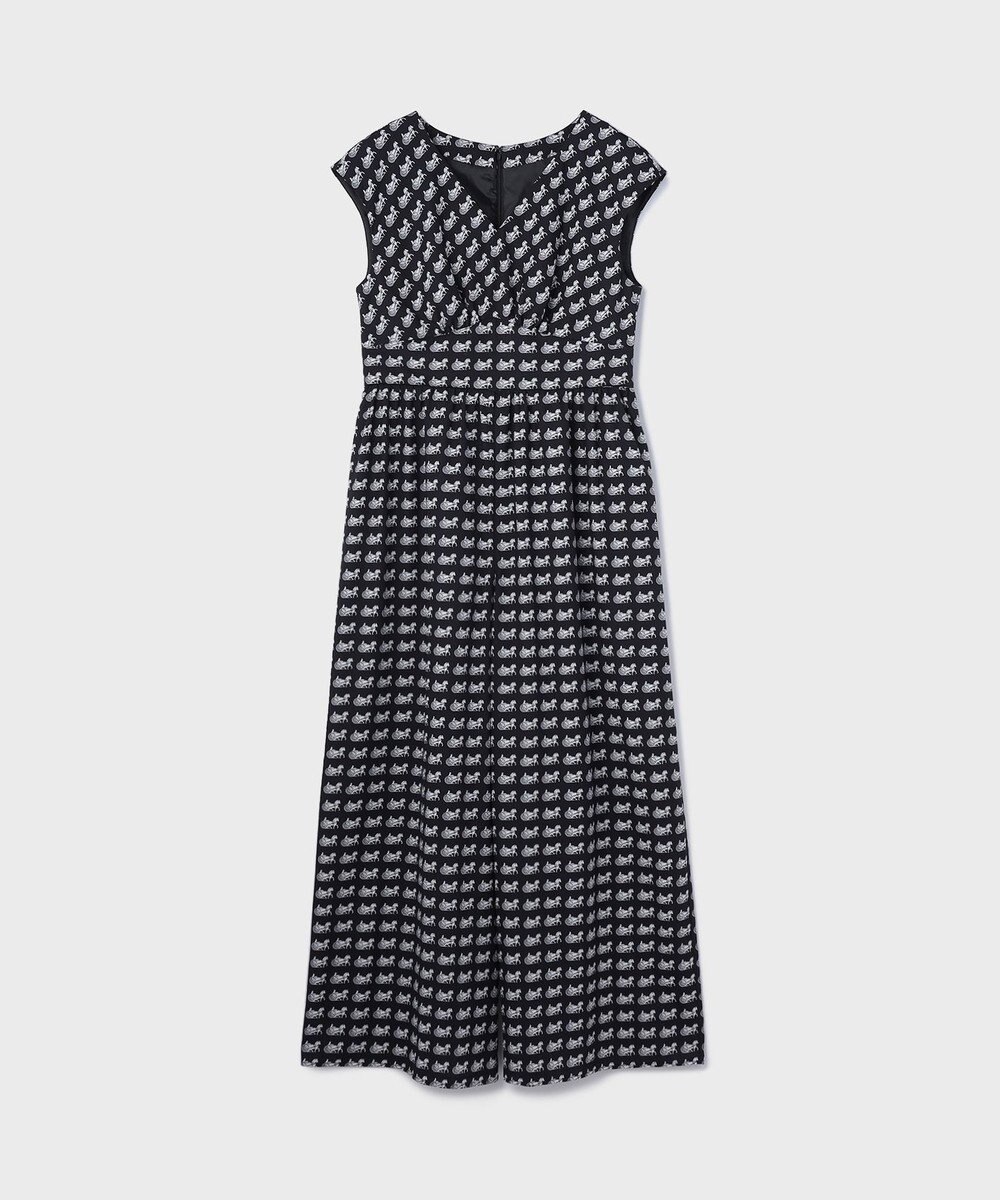 GRACE CONTINENTAL ホースプリントサロペット 