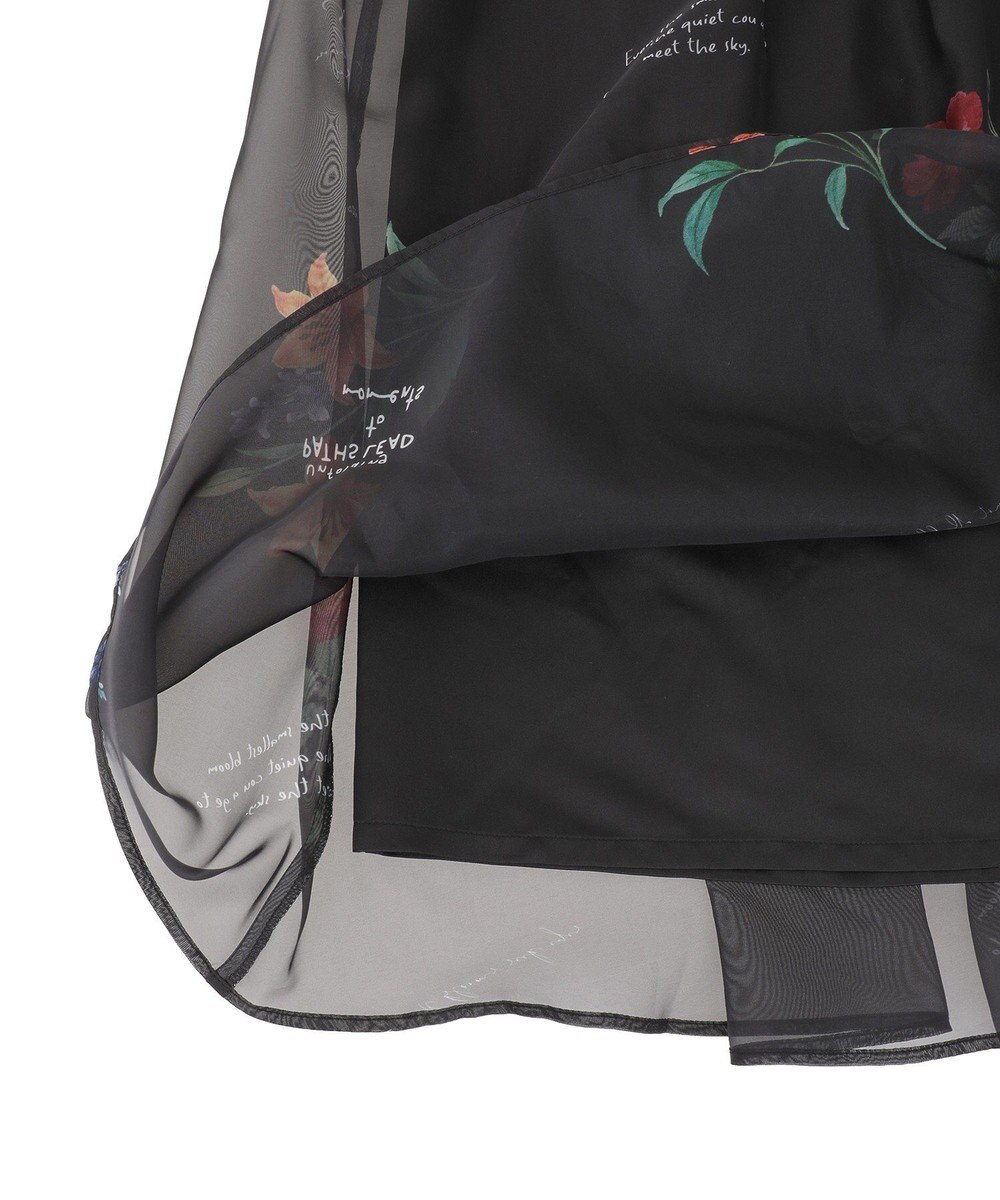 Green Parks ・ＳＵＧＡＲ　ＳＰＯＯＮ　フラワーｐｔシアーフレアスカート 