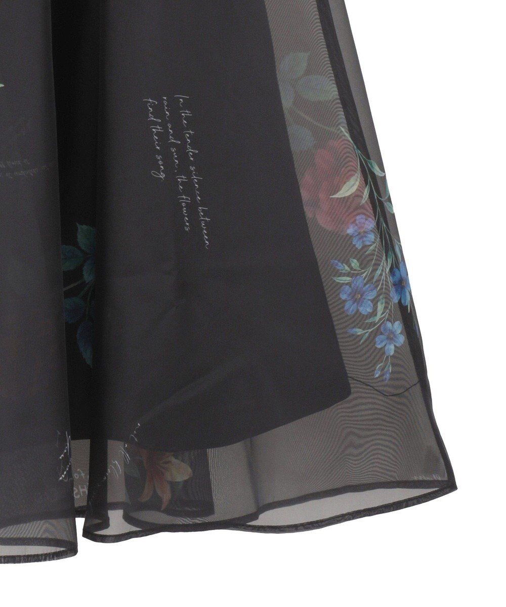 Green Parks ・ＳＵＧＡＲ　ＳＰＯＯＮ　フラワーｐｔシアーフレアスカート 