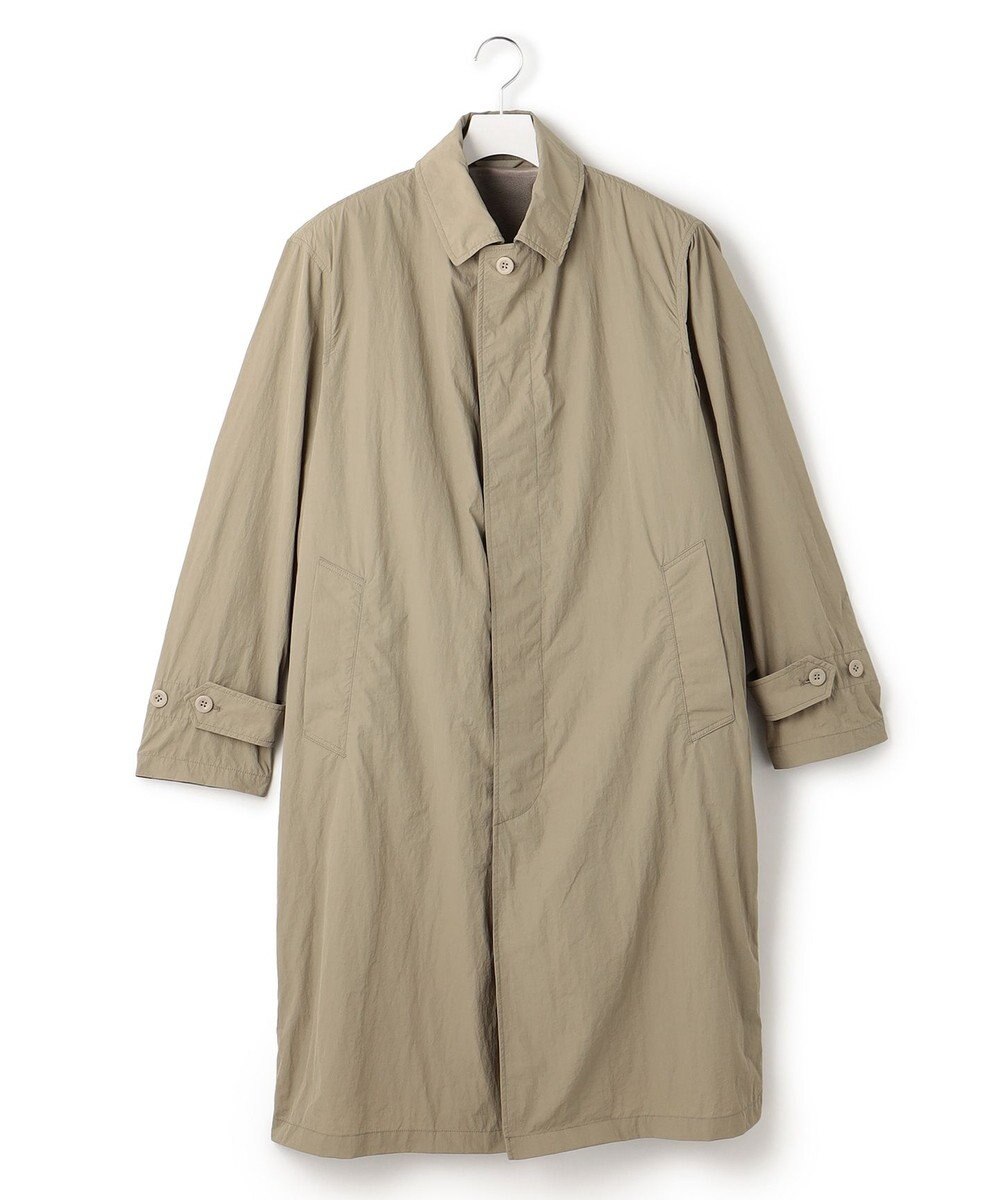 J.PRESS YORK STREET 【UNISEX】ナイロンワッシャーステンカラーコート 