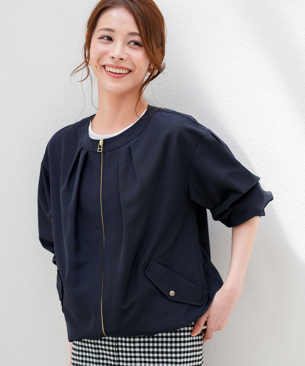ANY SIS S 【BAILA掲載/花粉リリース】スプリングコンフォート ブルゾン 