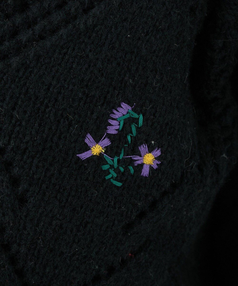 earth music&ecology ＳＥＴ２点刺繍ビスチェ＋カーディガン 