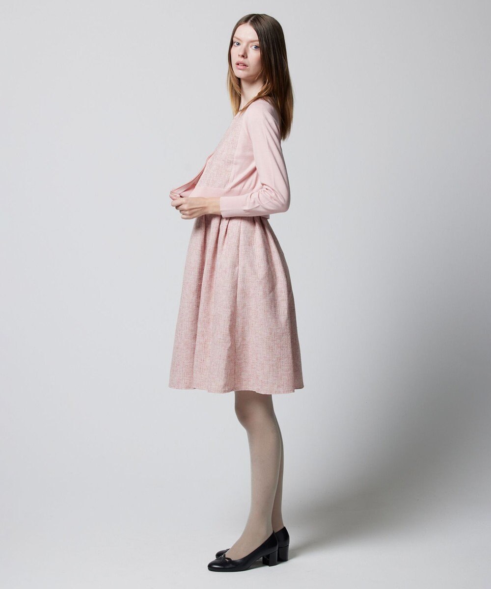 TOCCA 【洗える】PINK BASKET KNIT カーディガン 