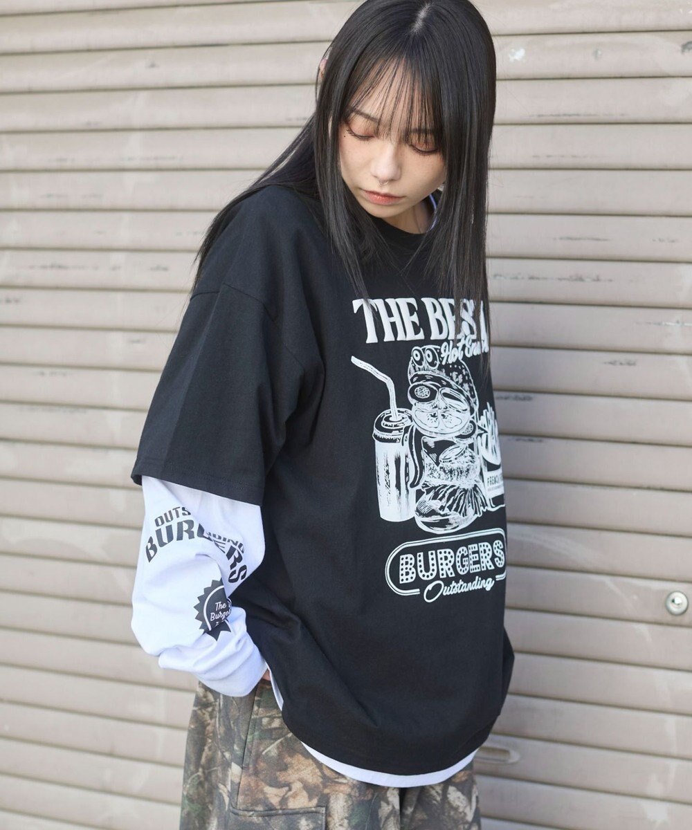 WEGO 【ユニセックス着用ITEM】グラフィックアンサンブルT（LS） 