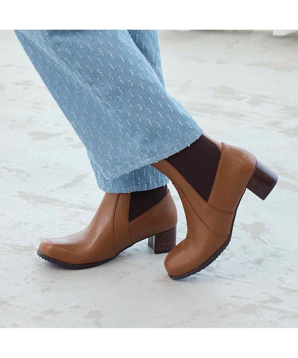 ing 【WEB限定】サイドゴアショートブーツ 