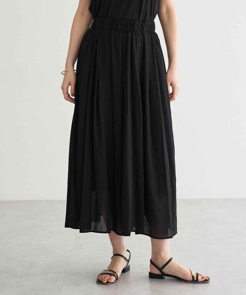 YECCA VECCA ドライタッチシアーキュロットパンツ 