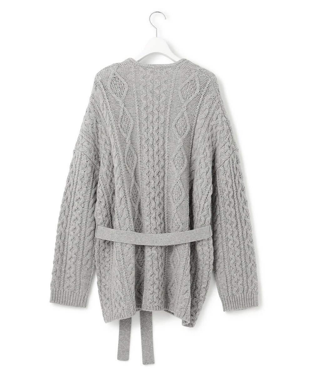 23区 【SLOW/一部店舗限定】アランニット カーディガン 