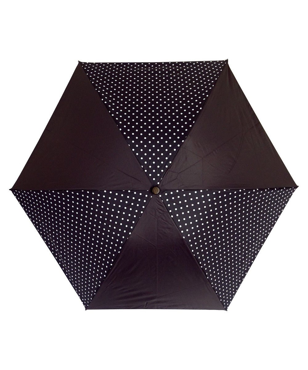 +RING 【プラスリング】【数量限定】【遮光/99%以上】レディース向け 晴雨兼用（折） BLK-DOT T943 