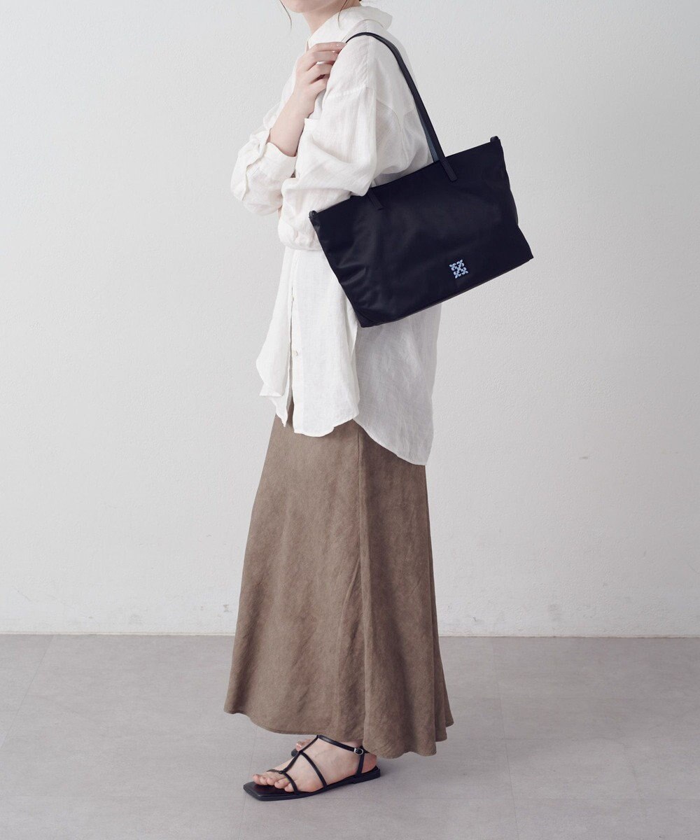 russet バイカラーレザーハンドルトートバッグ(SF-279) 