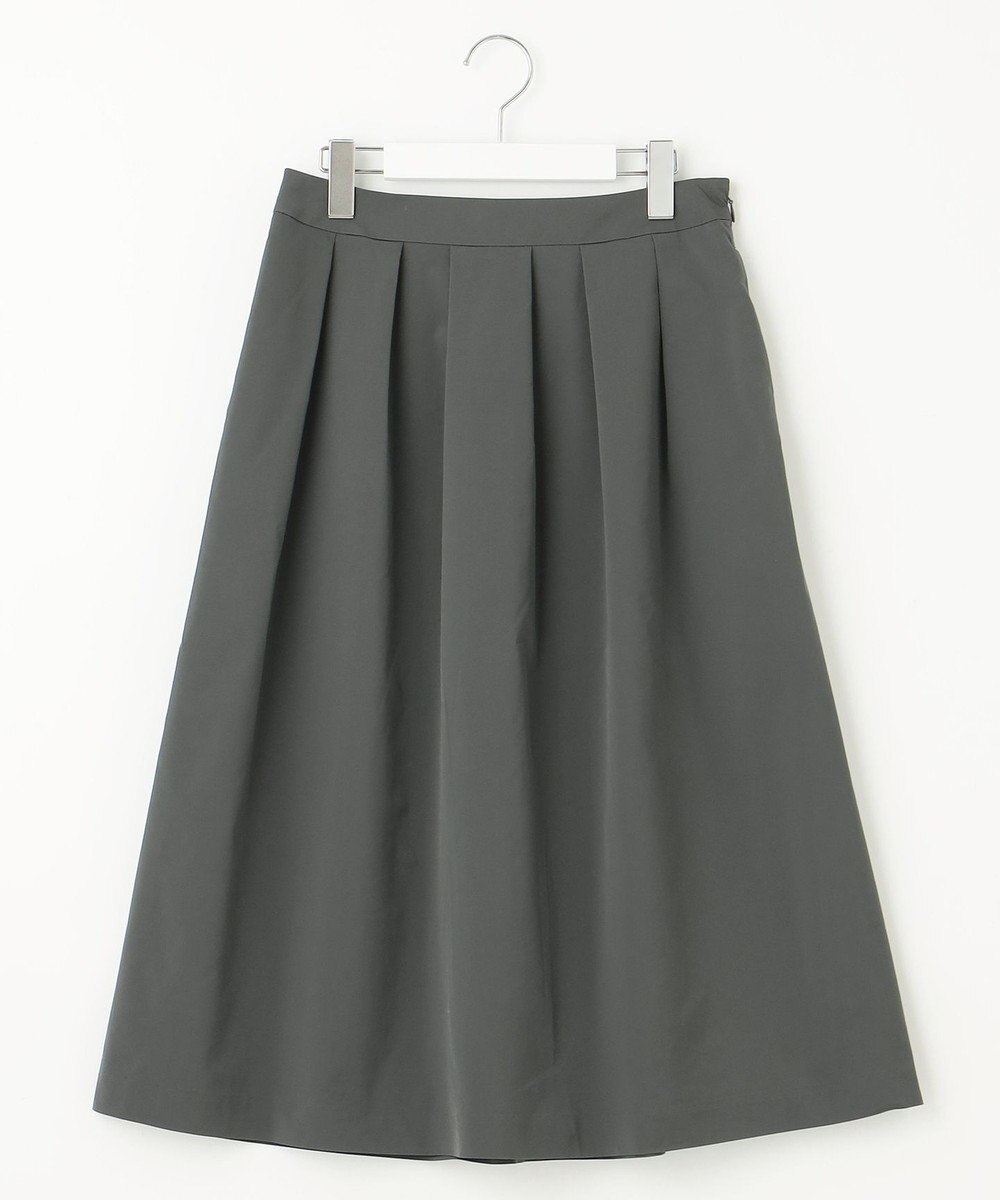 J.PRESS LADIES S 【洗える】グレイス メモリータフタ タック スカート 