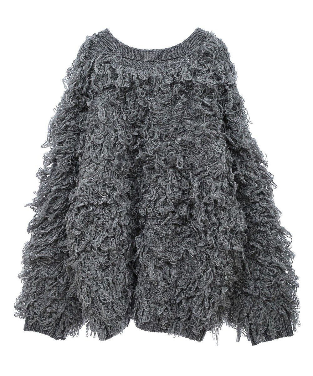 Green Parks フリンジニットカーディガン 