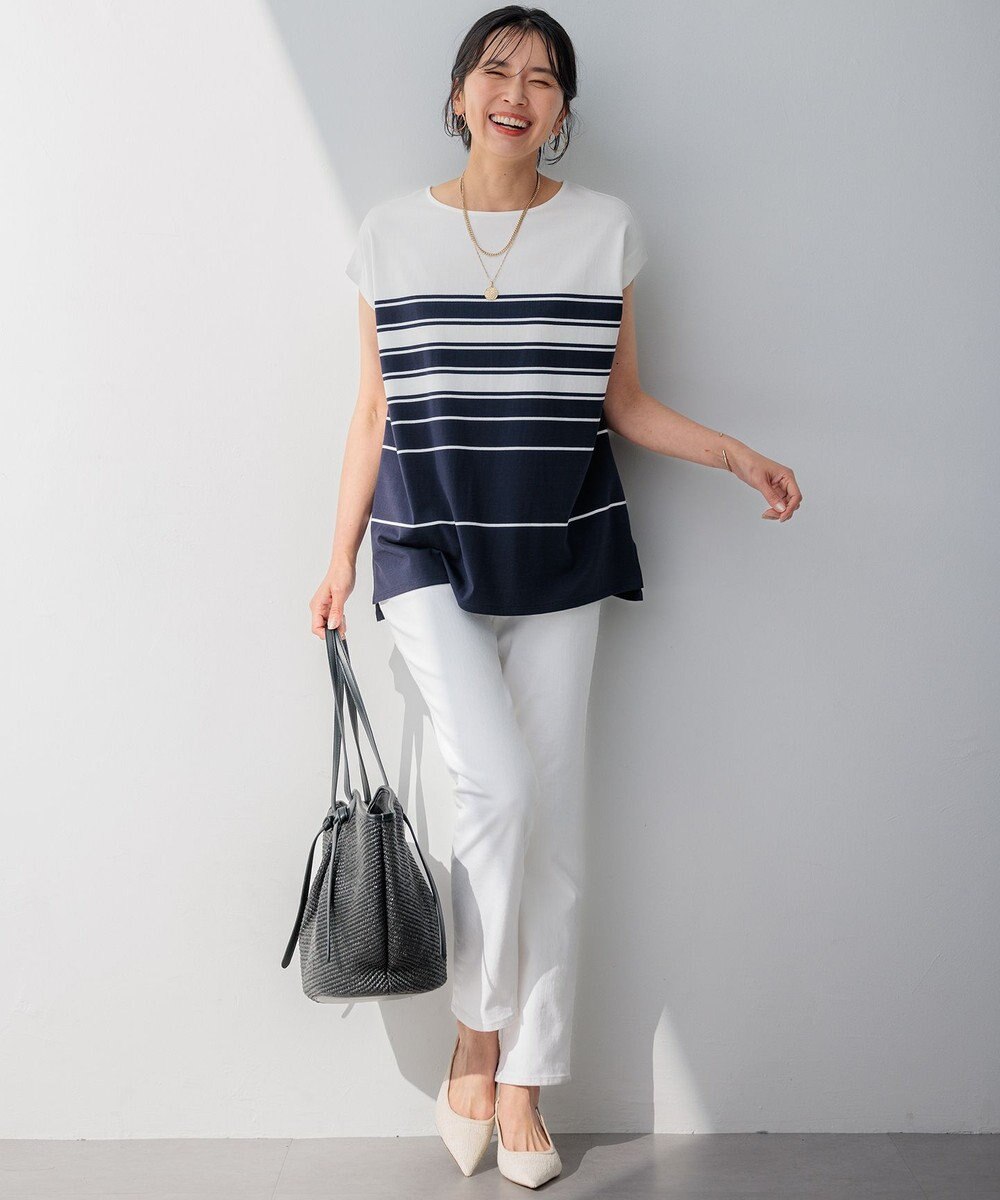 23区 【CLASSY.6月号掲載】雑材ミドル トートバッグ 