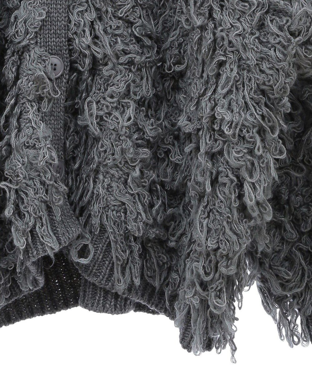 Green Parks フリンジニットカーディガン 