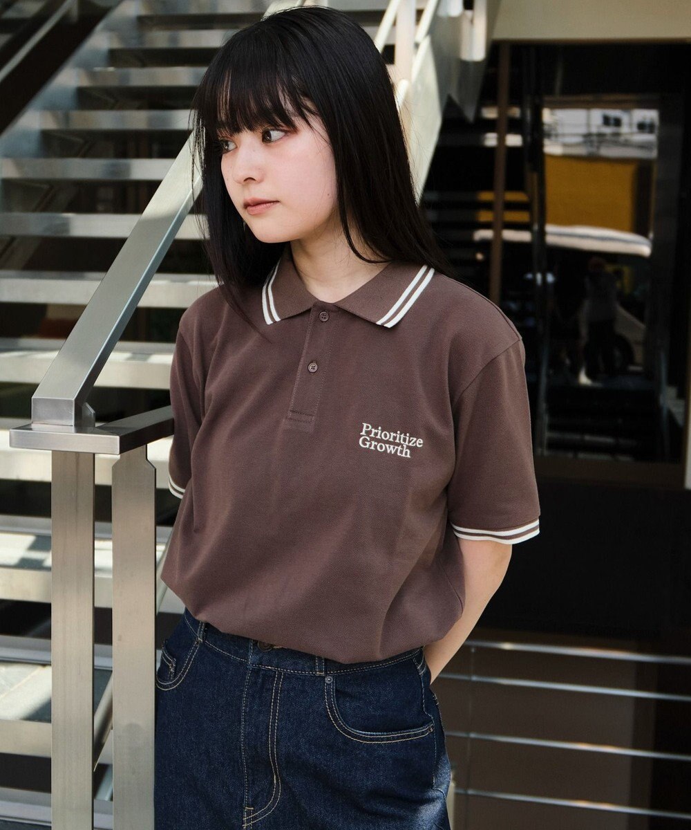 WEGO 【ユニセックス着用ITEM/MLサイズ展開】ワンポイント刺繍カノコポロ（SS） 