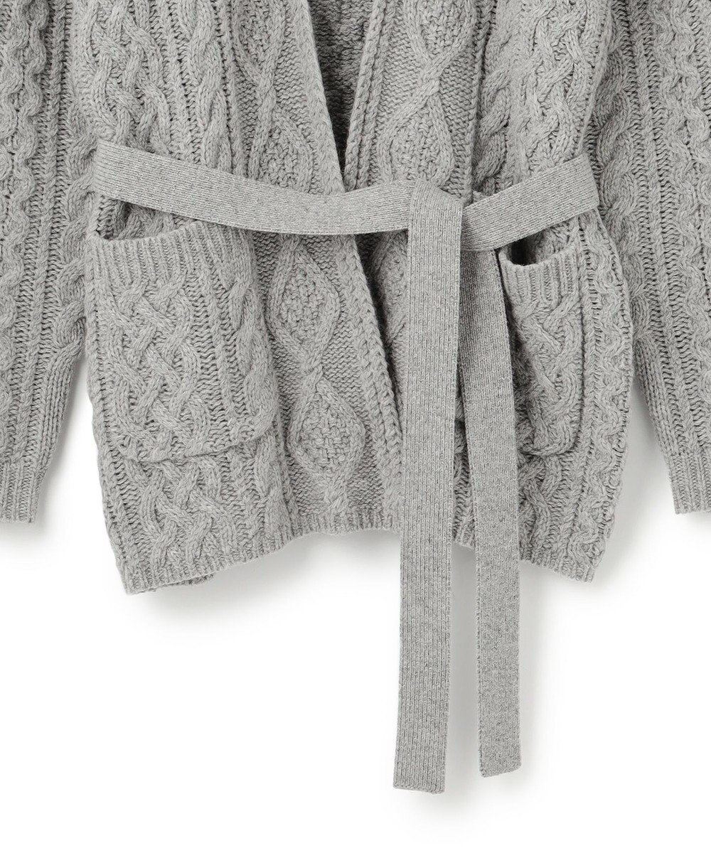 23区 【SLOW/一部店舗限定】アランニット カーディガン 