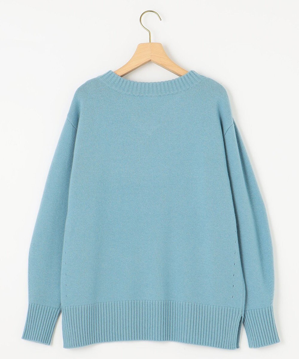 組曲 L 【WEB限定】ウールカシミヤミックスVネック ニット 