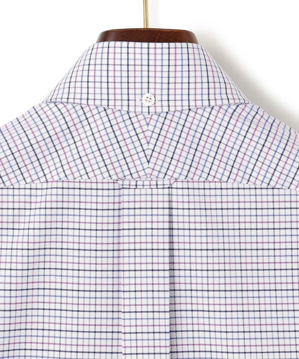 J.PRESS MEN 【WEB・一部店舗限定】オックスフォードトリプルカラーチェック 半袖シャツ/B.D 