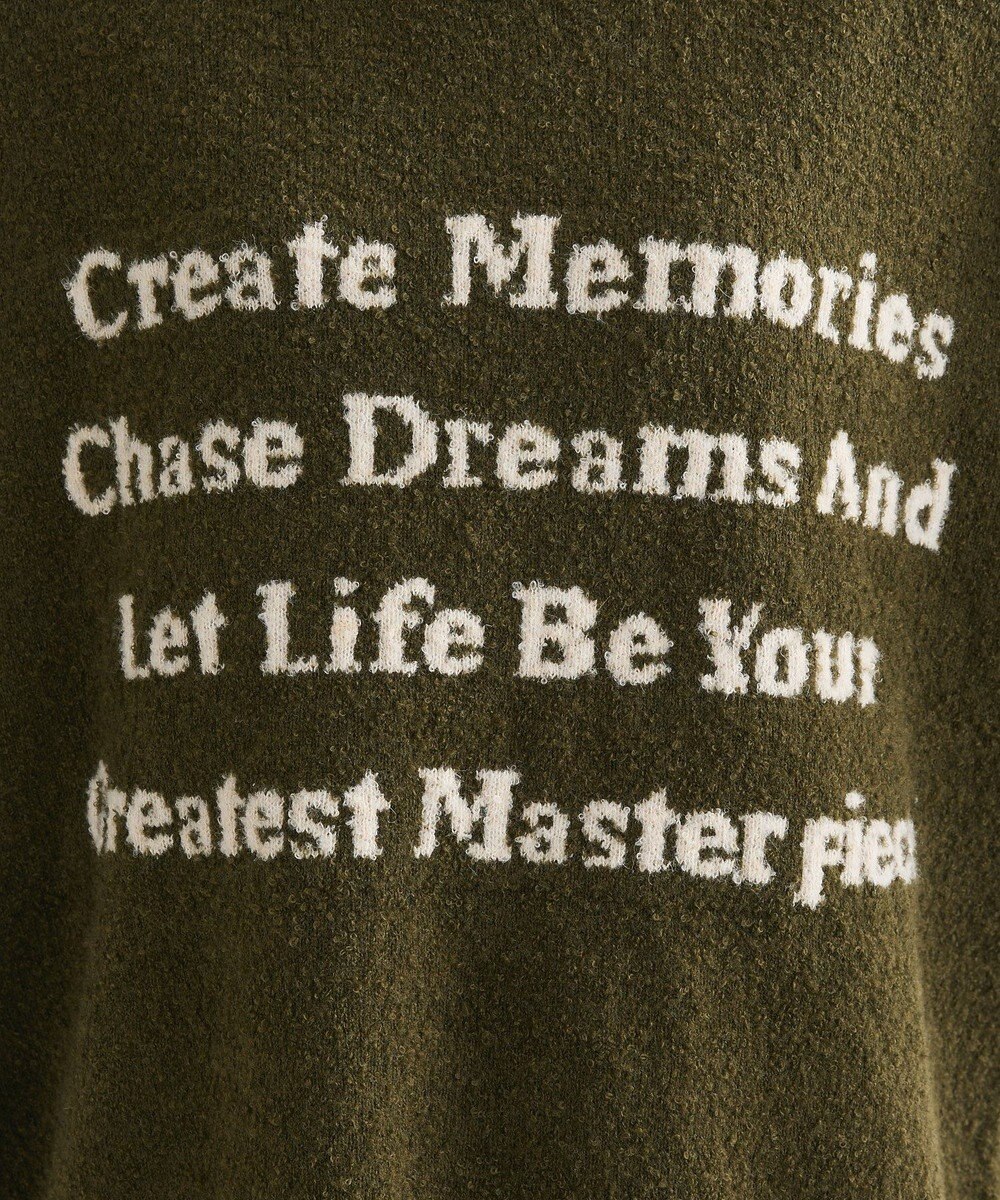 Green Parks ブークレロゴニットチュニック 