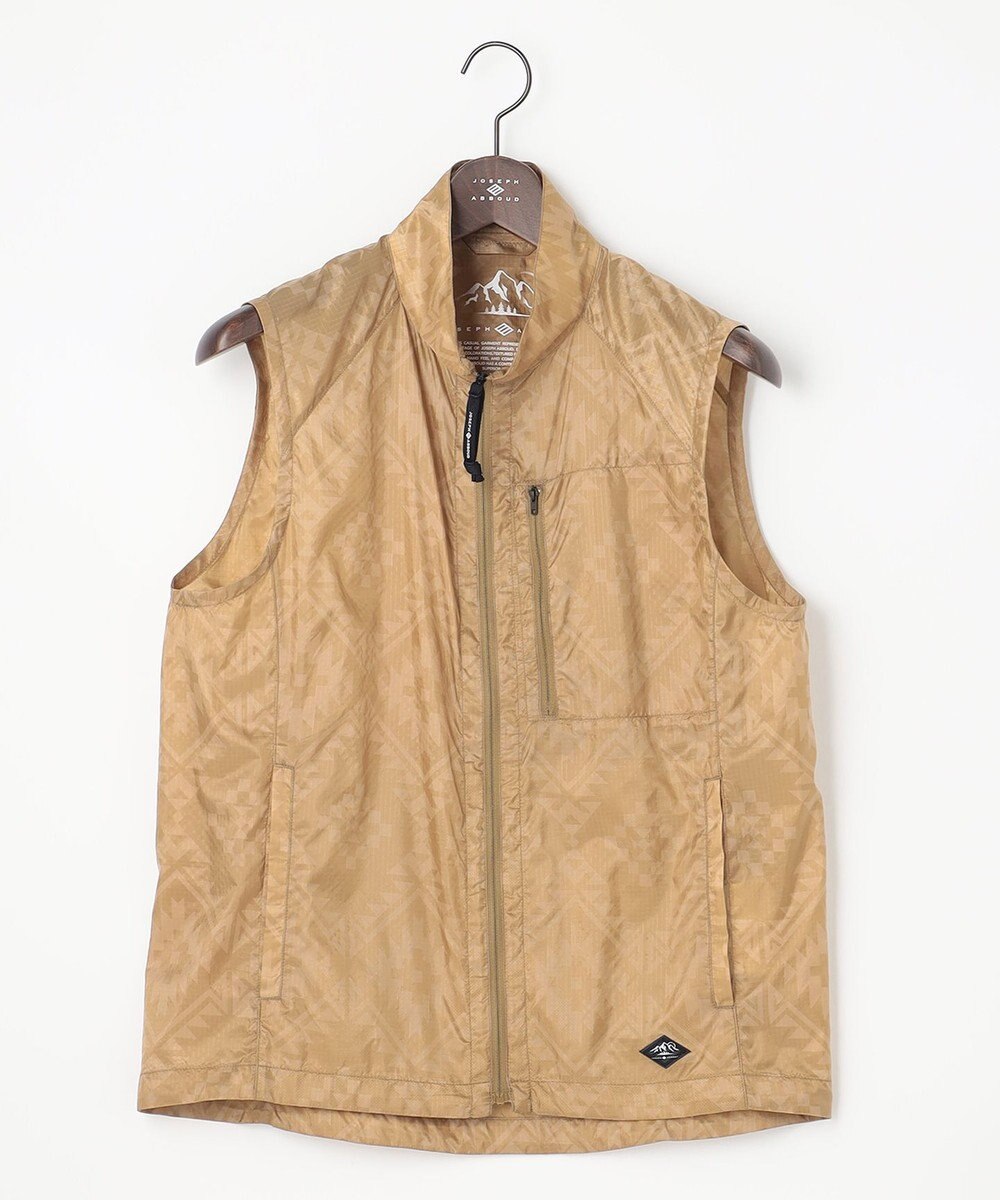JOSEPH ABBOUD MOUNTAIN 【UNISEX】ポケッタブル ネイティブモチーベスト 