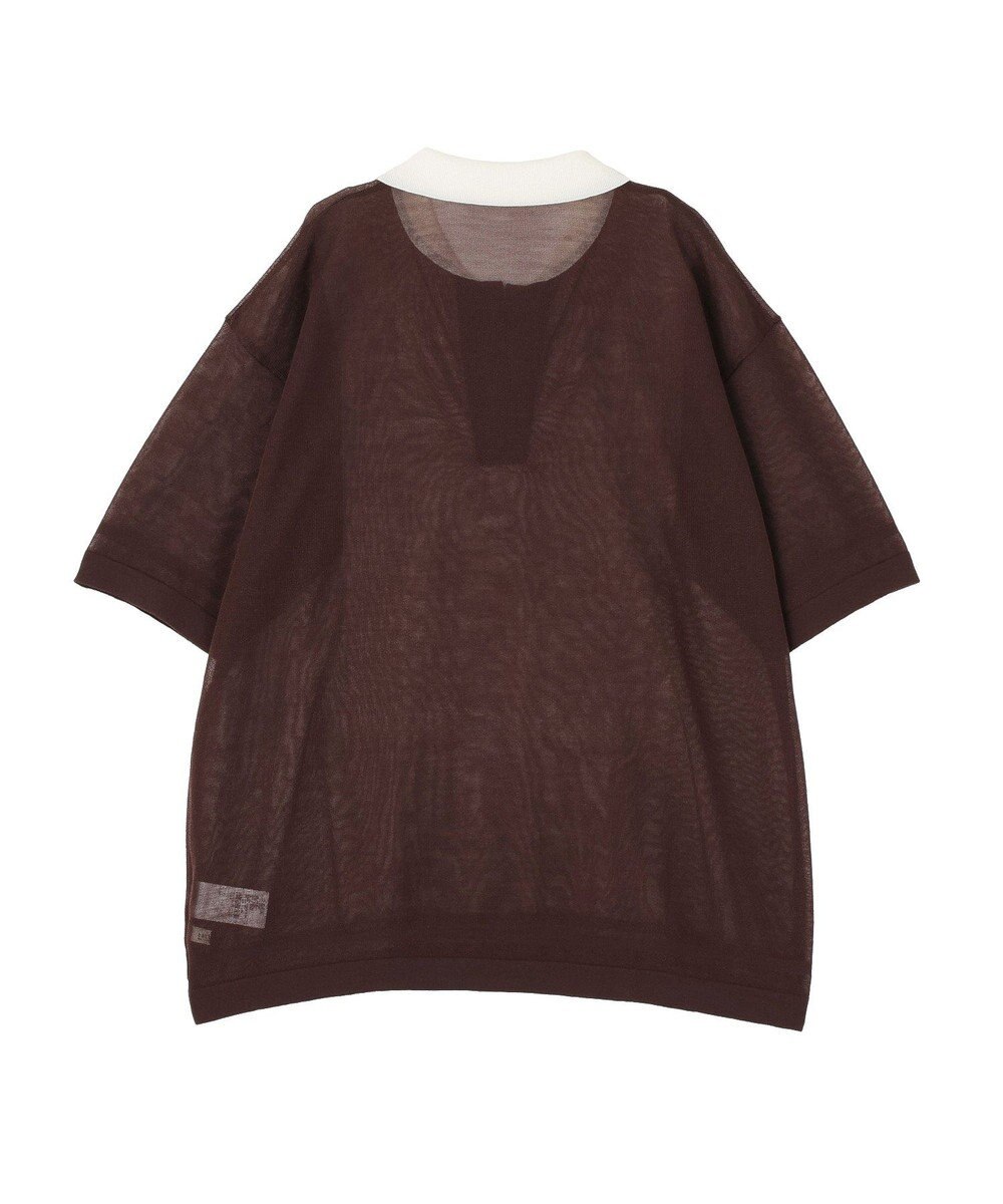 earth music&ecology シアーポロプルオーバー 
