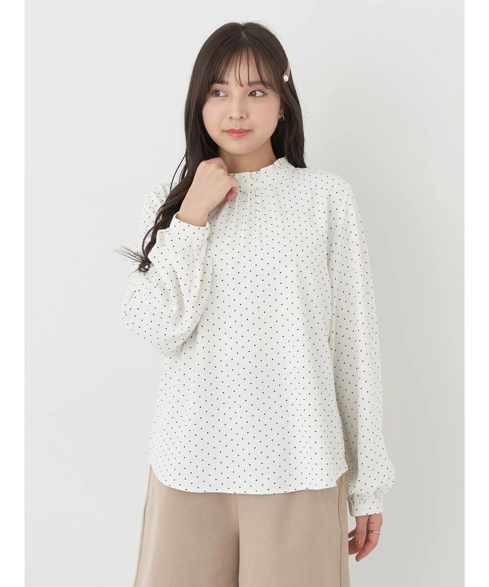 earth music&ecology ２ｗａｙフリルブラウス 