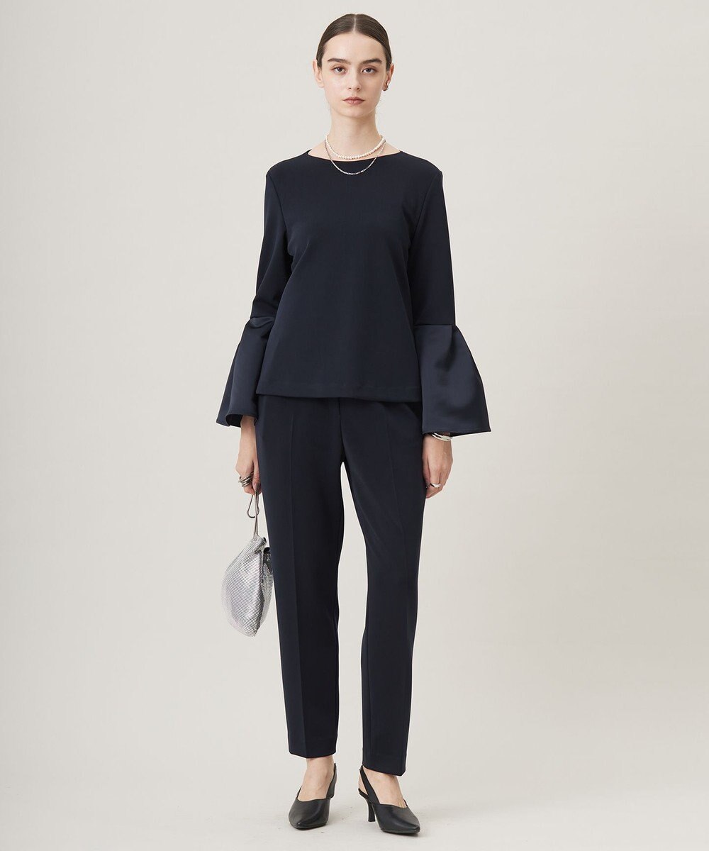 ICB L 【洗える】ミリオーネダンボールニット スティックパンツ 