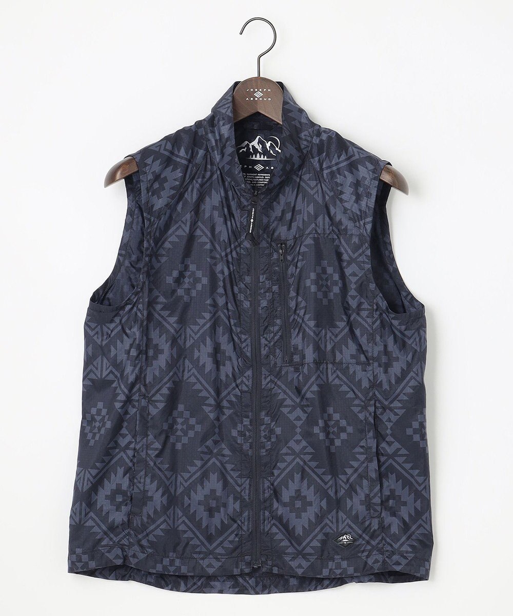 JOSEPH ABBOUD MOUNTAIN 【UNISEX】ポケッタブル ネイティブモチーベスト 