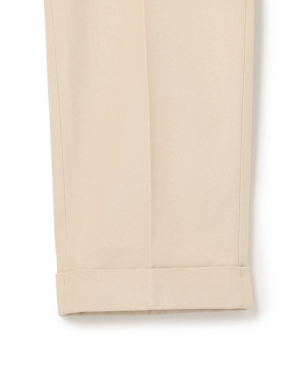 J.PRESS MEN 【J.PRESS ORIGINALS】Cotton Polyester Drill New Piped Stem Slacks / Big Back Belt / Japan Made 