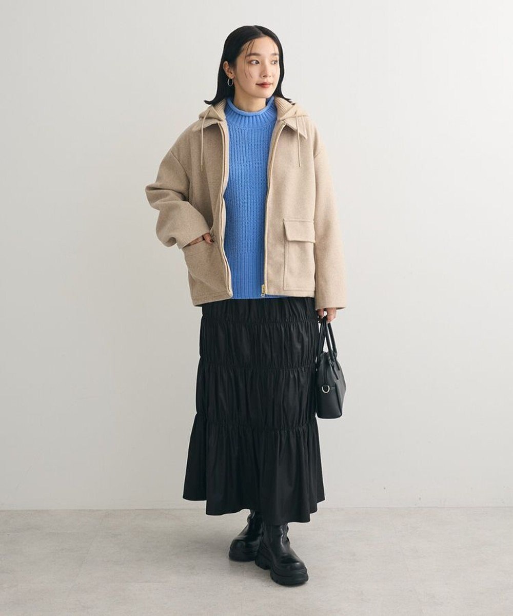 Green Parks ２ＷＡＹニットフードウールライクジャケット 