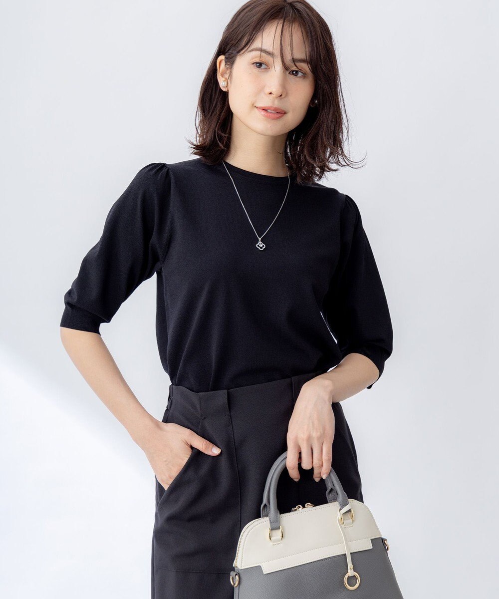 組曲 フラワーメタル ニットTシャツ 