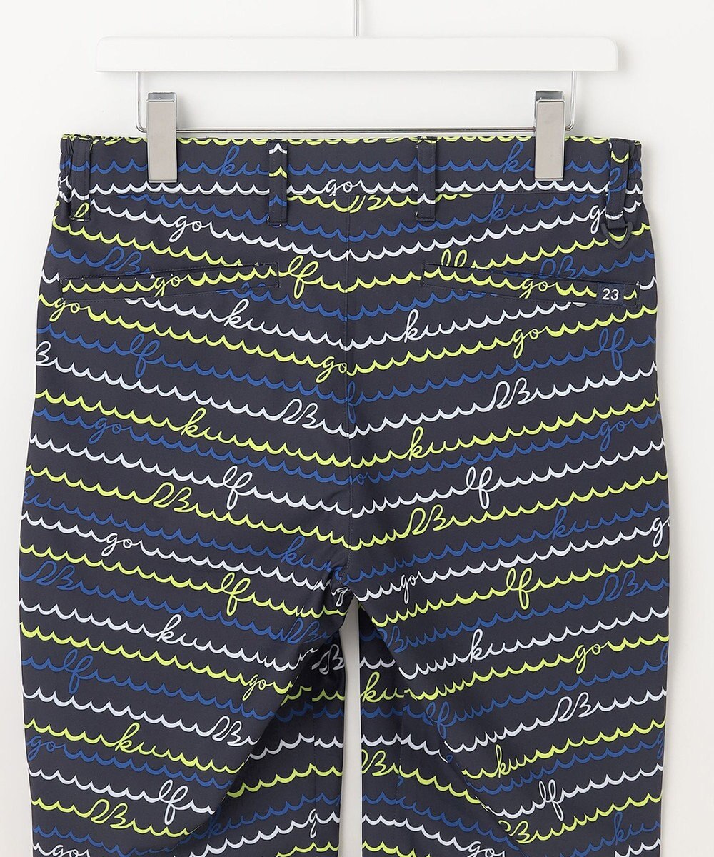 23区GOLF 【MEN】【ストレッチ・撥水】ウェーブロゴ柄 ハーフパンツ 