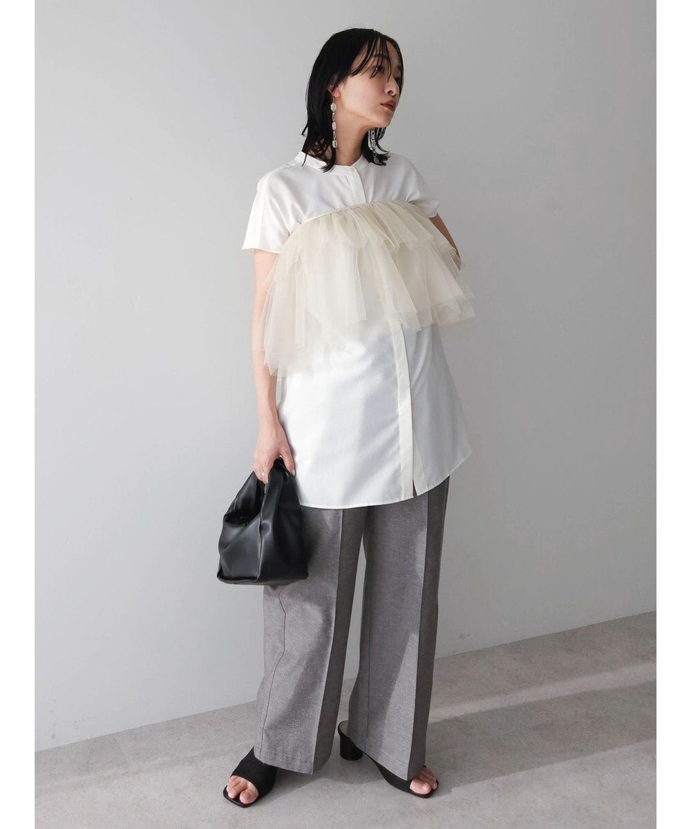 Green Parks マルチｗａｙチュールプリーツベルト 